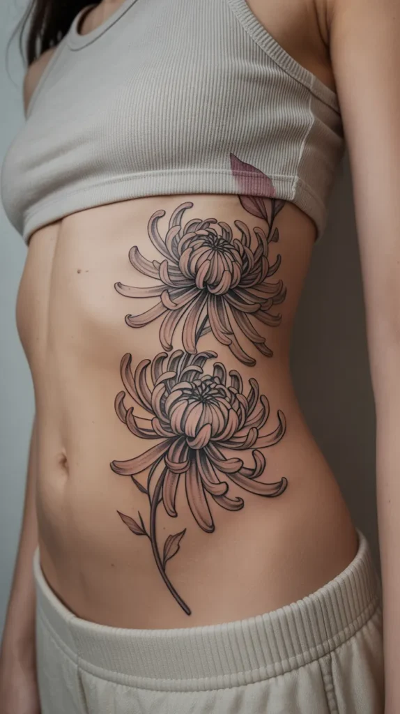 November Birth Flower-Tattoo