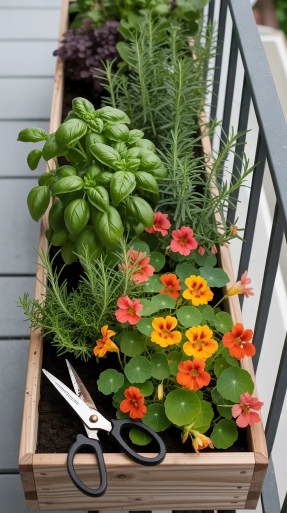 Flowers-On-Balcony-Railing