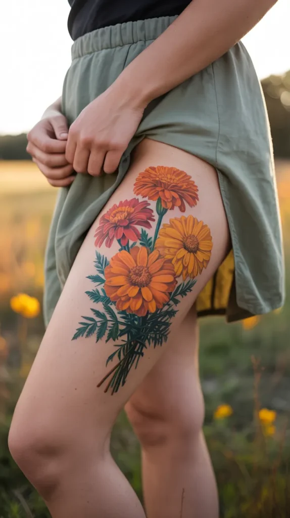 October Birth Flower-Tattoo