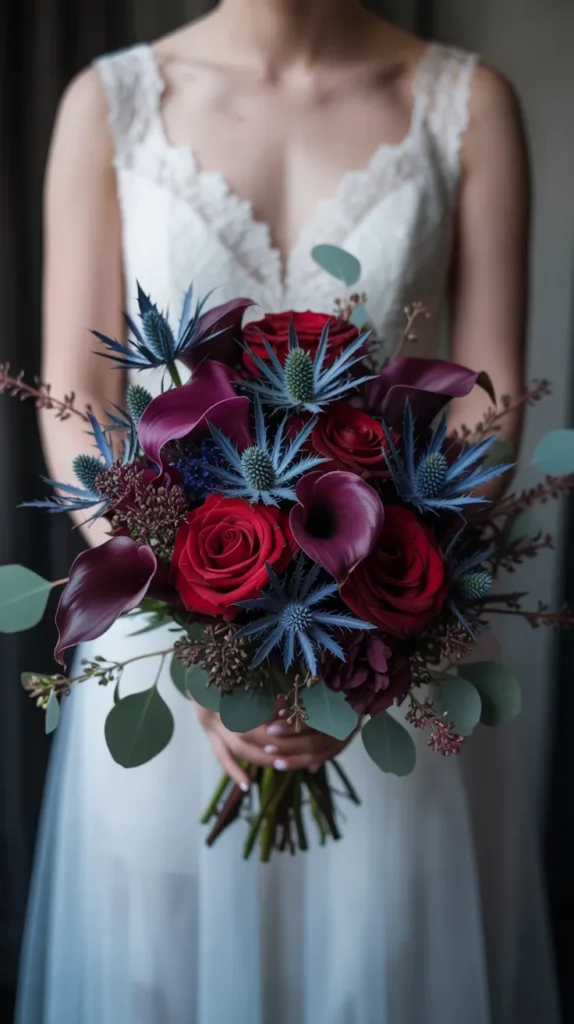 Colorful Wedding Flowers Bouquet