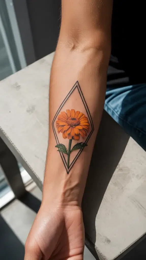 October Birth Flower-Tattoo