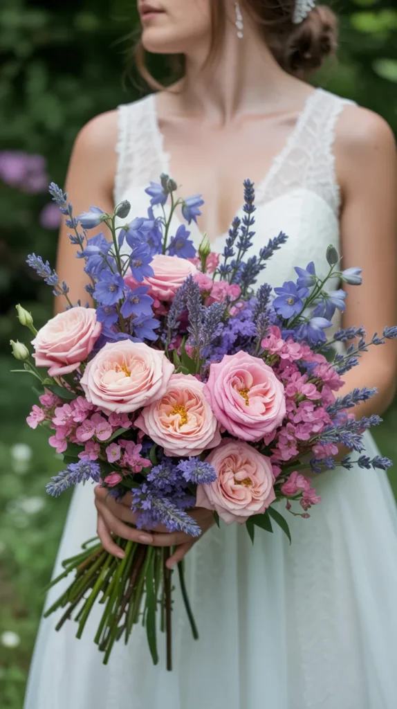 Colorful Wedding Flowers Bouquet