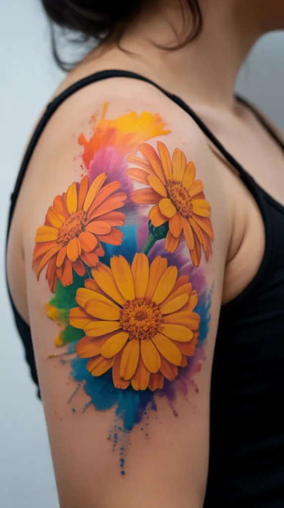 October Birth Flower-Tattoo
