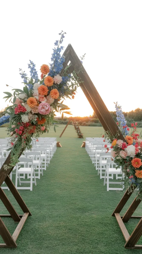 Colorful Ceremony Flowers