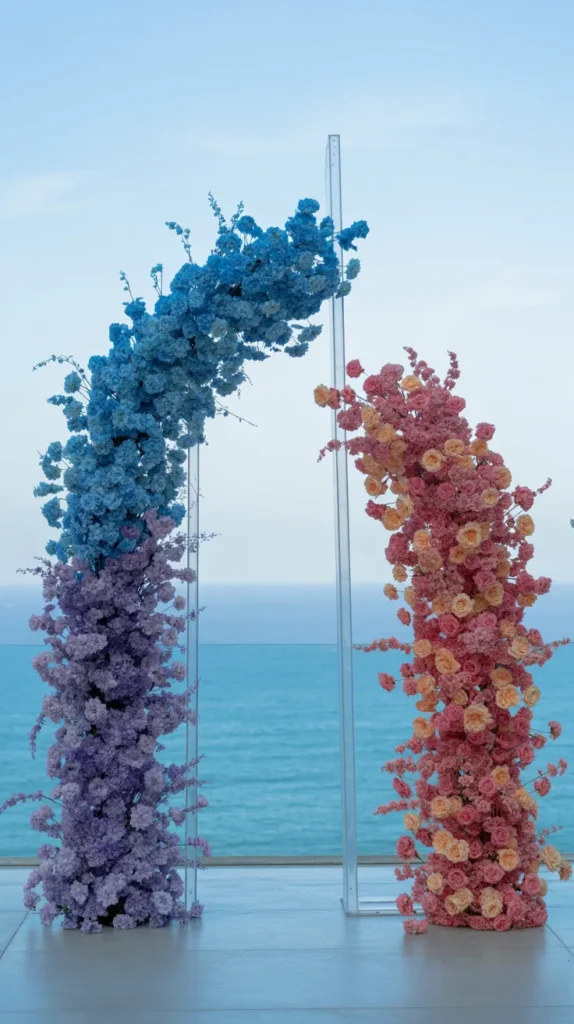 Colorful Ceremony Flowers