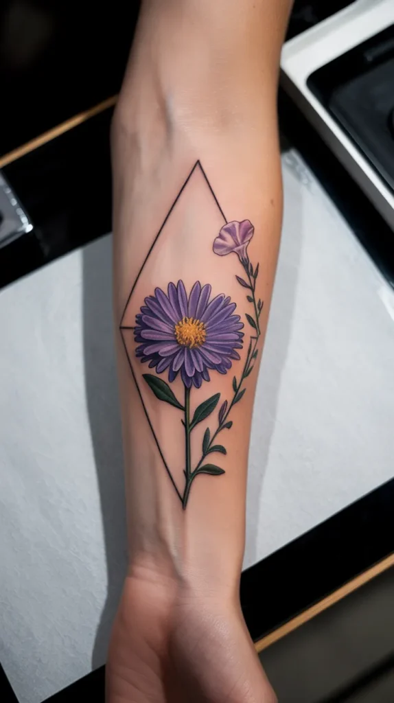 September Birth Flower-Tattoo