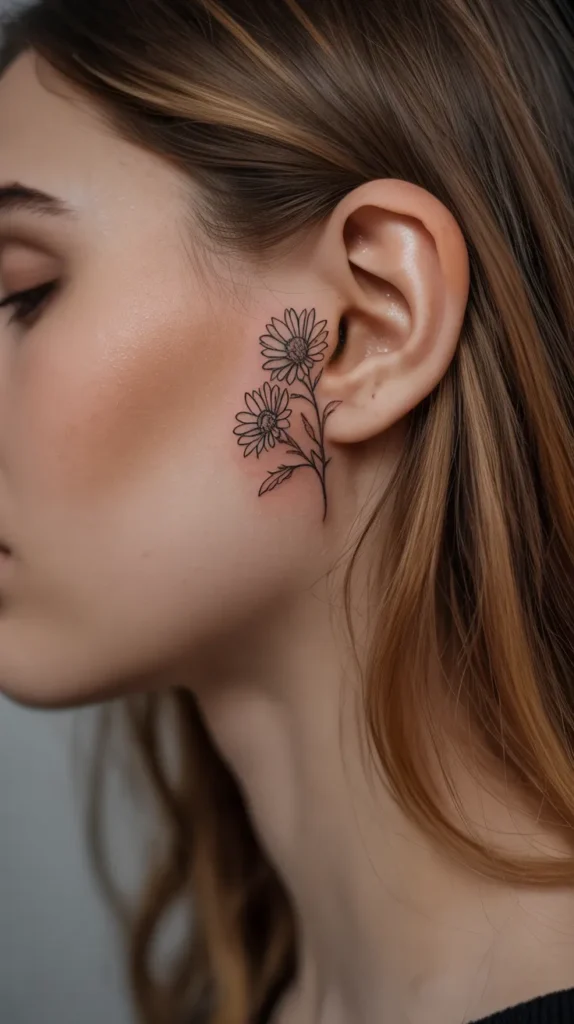 September Birth Flower-Tattoo