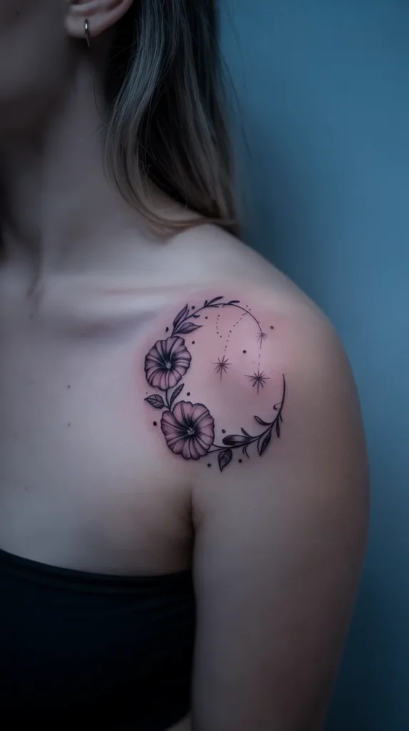 September Birth Flower-Tattoo