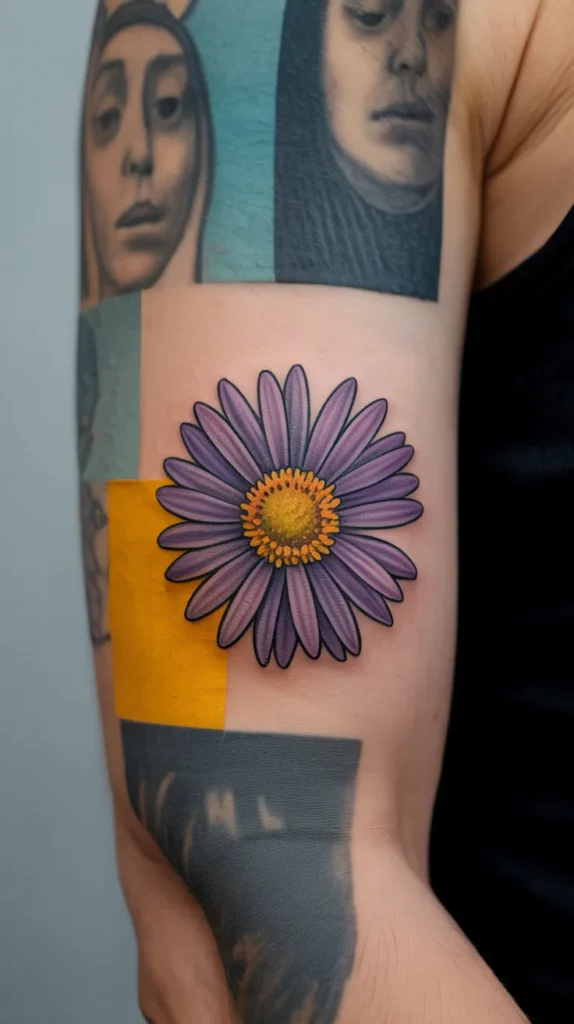 September Birth Flower-Tattoo