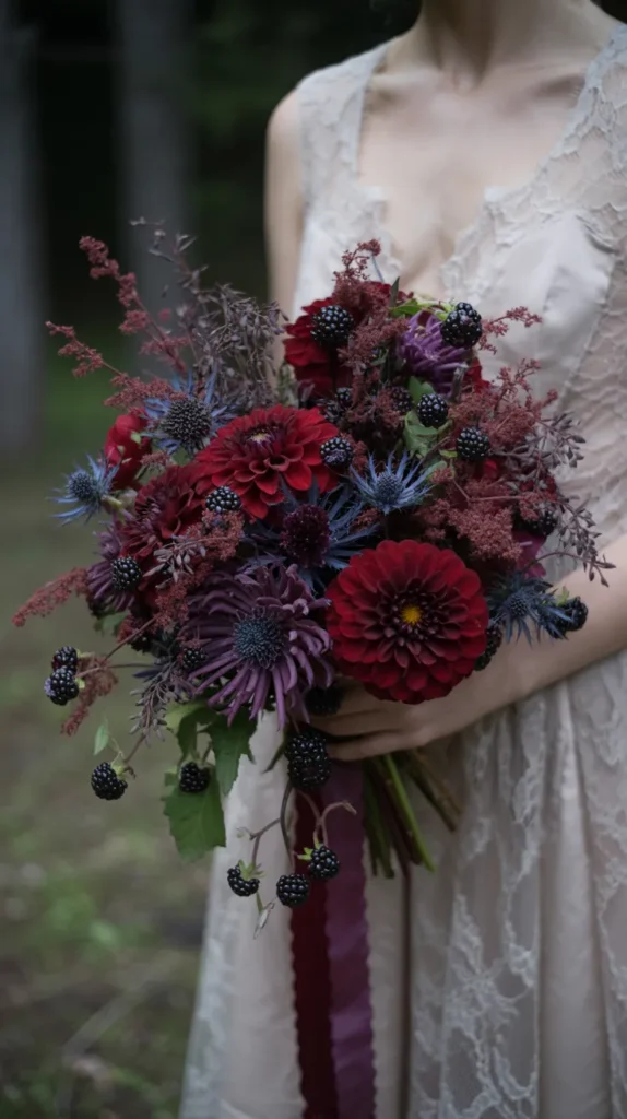 Colorful Wedding Flowers Bouquet