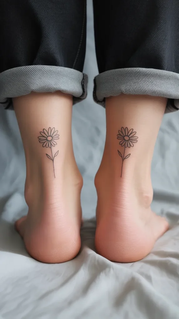 Dainty Birth Flower-Tattoo
