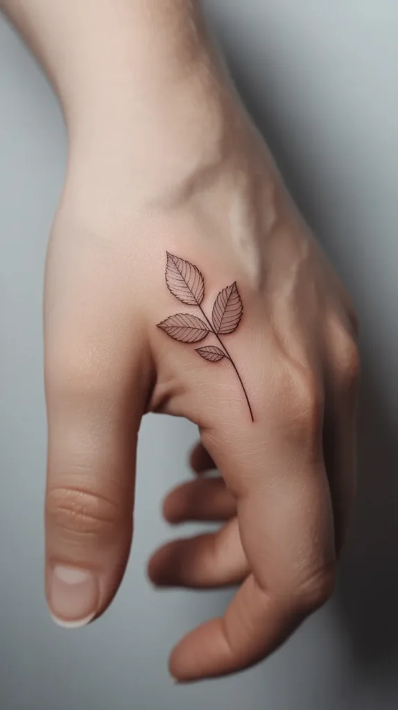 Dainty Birth Flower-Tattoo