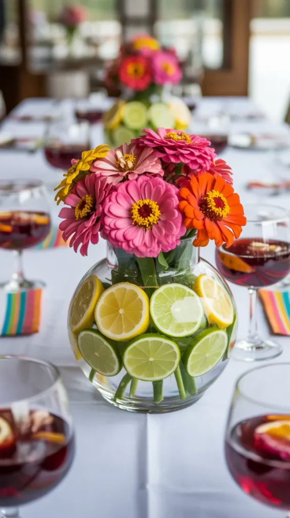 Colorful Flowers-Wedding-Table