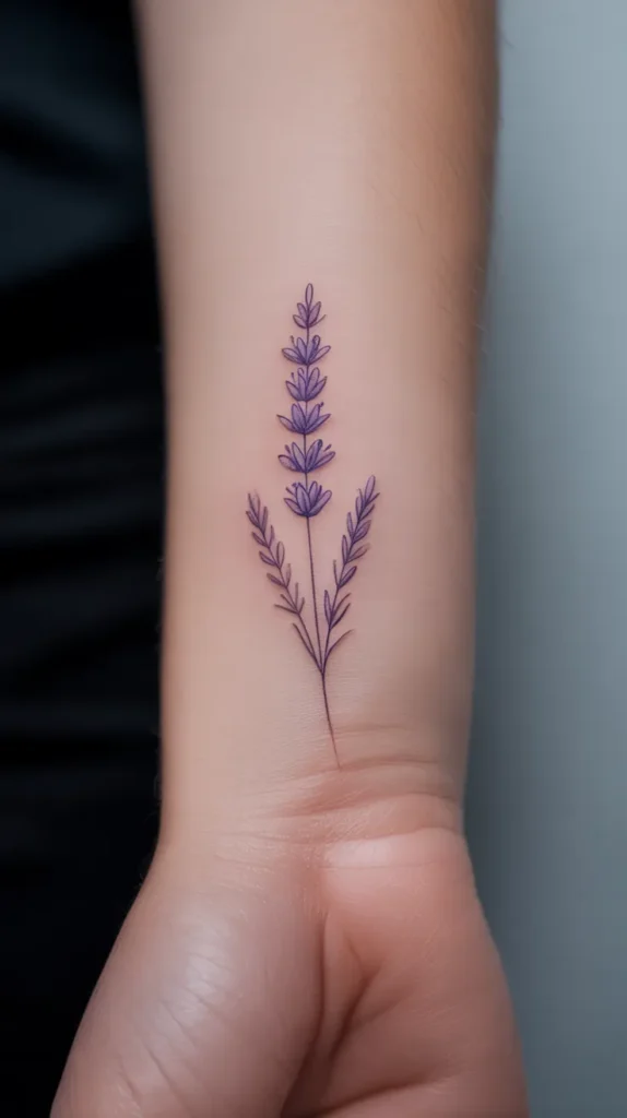 Dainty Birth Flower-Tattoo