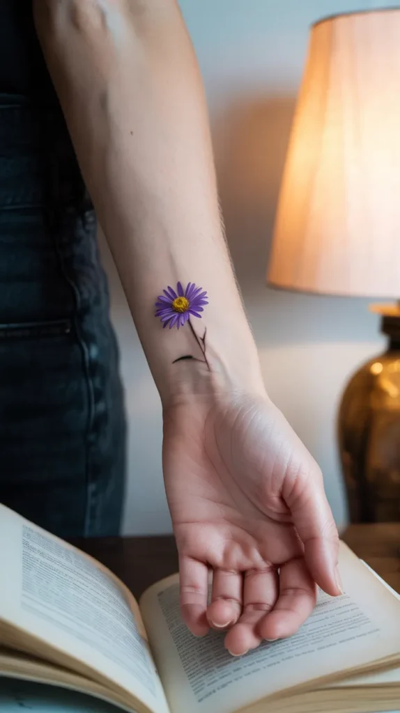 September Birth Flower-Tattoo