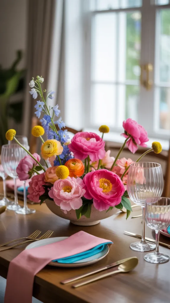 Colorful-Flowers-Centerpieces