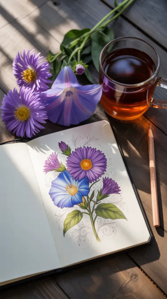 September Birth Flower-Tattoo