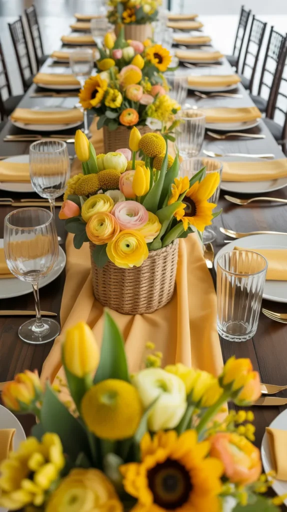 Colorful Flowers-Wedding-Table