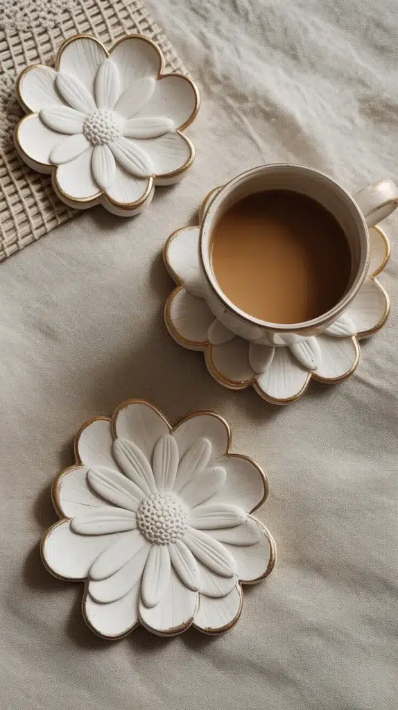 Air Dry Clay-Flowers-Tutorial