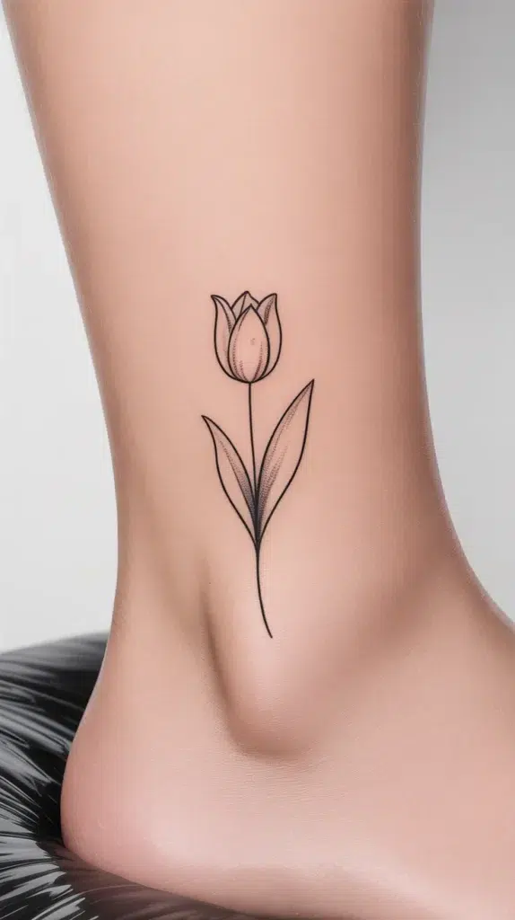 Simple Birth-Flower-Tattoo