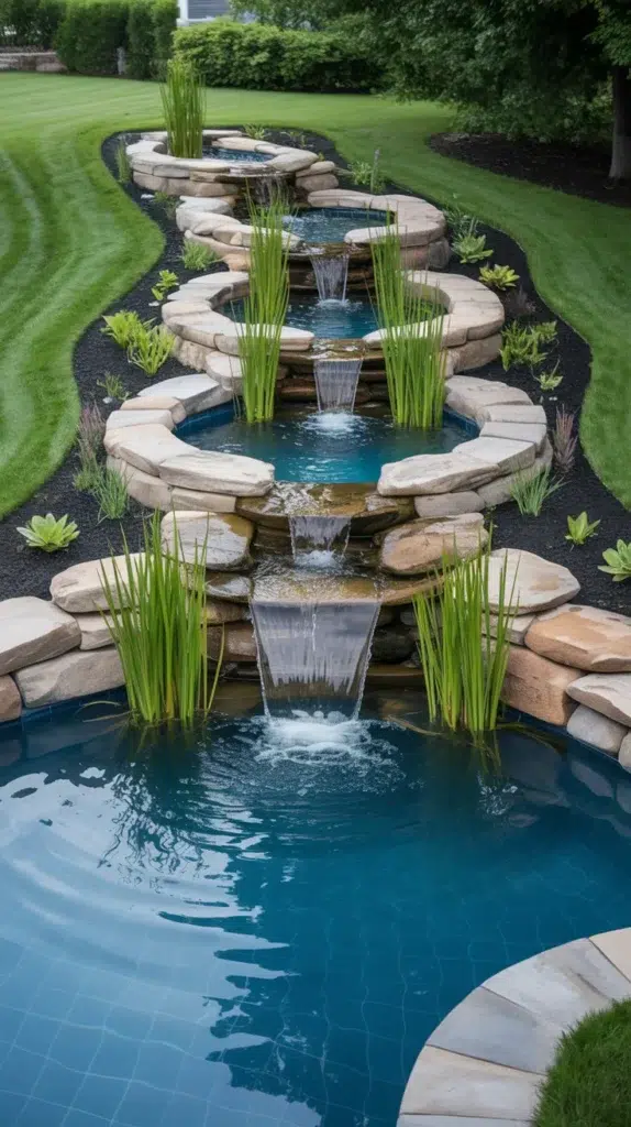 pond pools backyard
