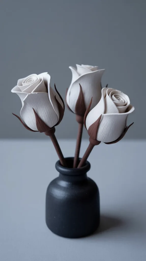 Air Dry Clay-Flowers-Tutorial