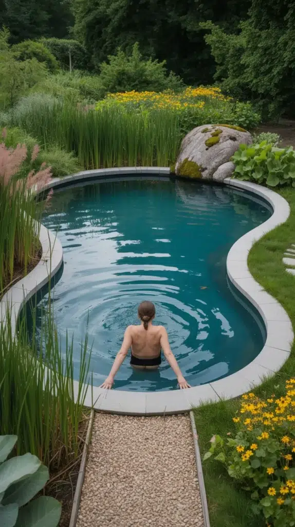 pond pools backyard