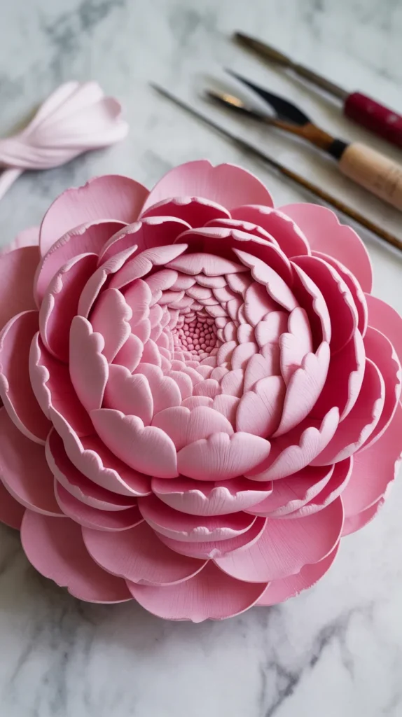 Air Dry Clay-Flowers-Tutorial