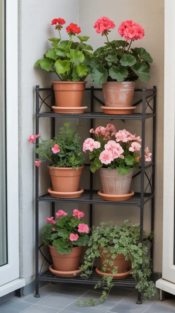 Balcony Ideas-Apartment-Flowers