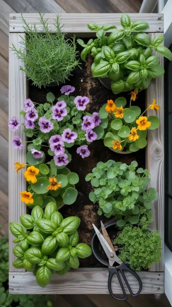 Balcony Ideas-Apartment-Flowers