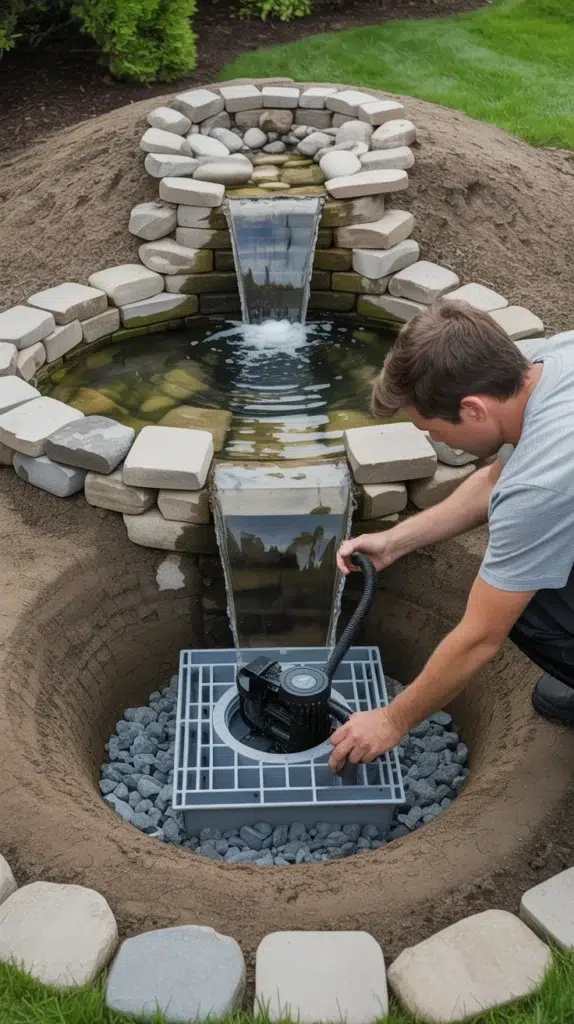 diy backyard pond