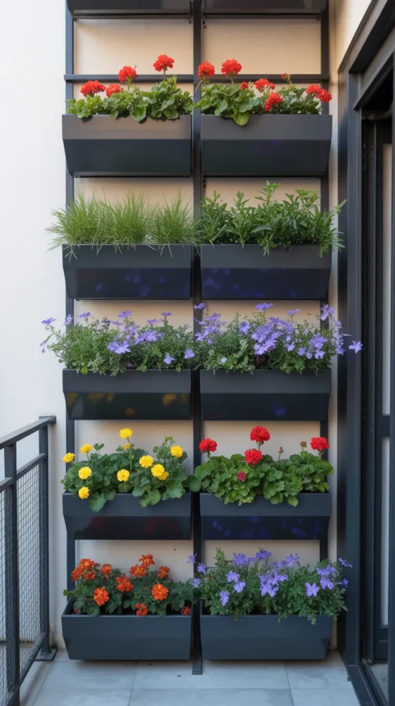 Balcony Ideas-Apartment-Flowers
