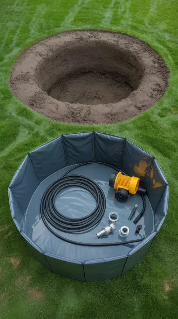diy backyard pond