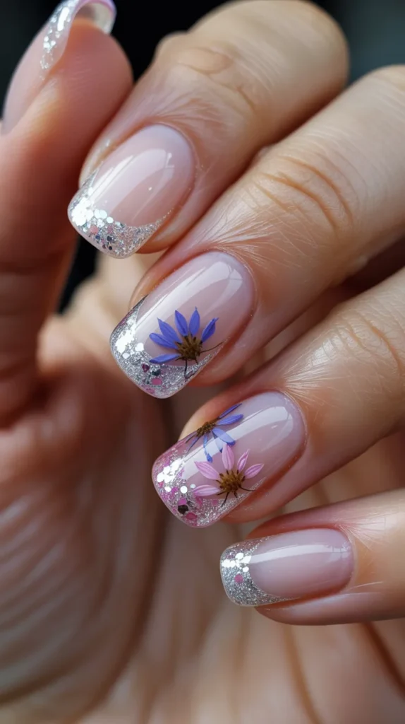 Colorful French-Tip-Nails