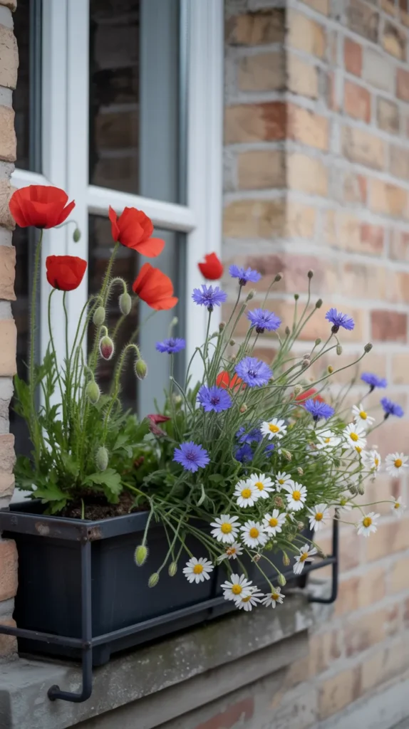 French Balcony-Flowers
