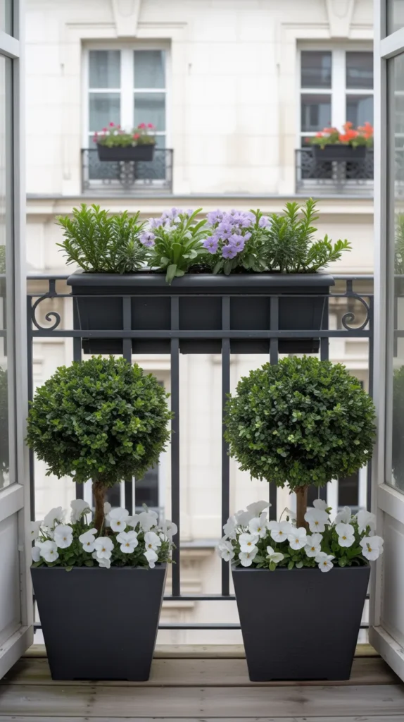 French Balcony-Flowers