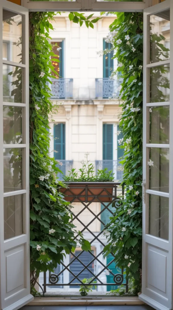 French Balcony-Flowers