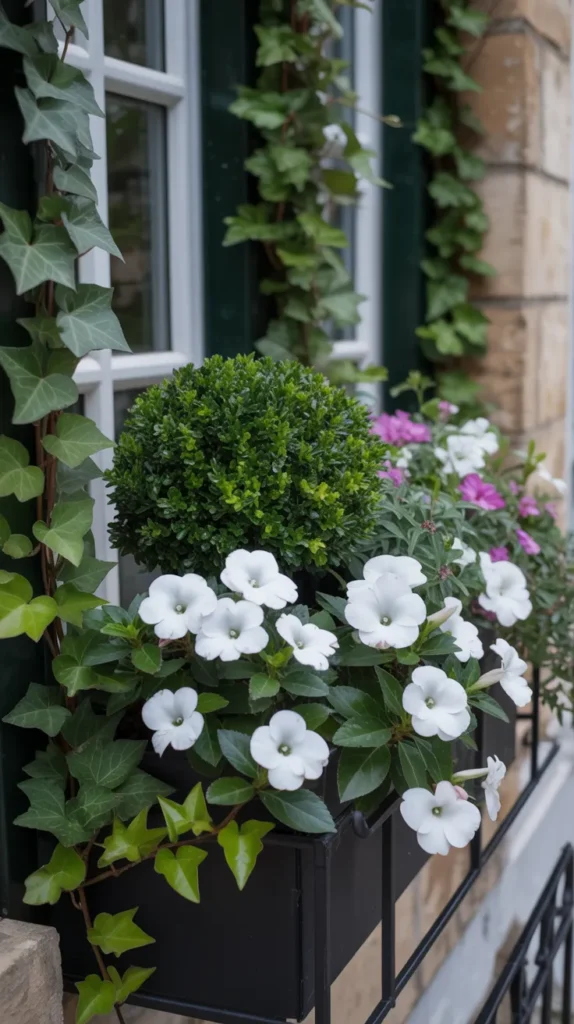 French Balcony-Flowers