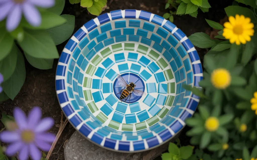 DIY-Bee-Cups-for-Garden