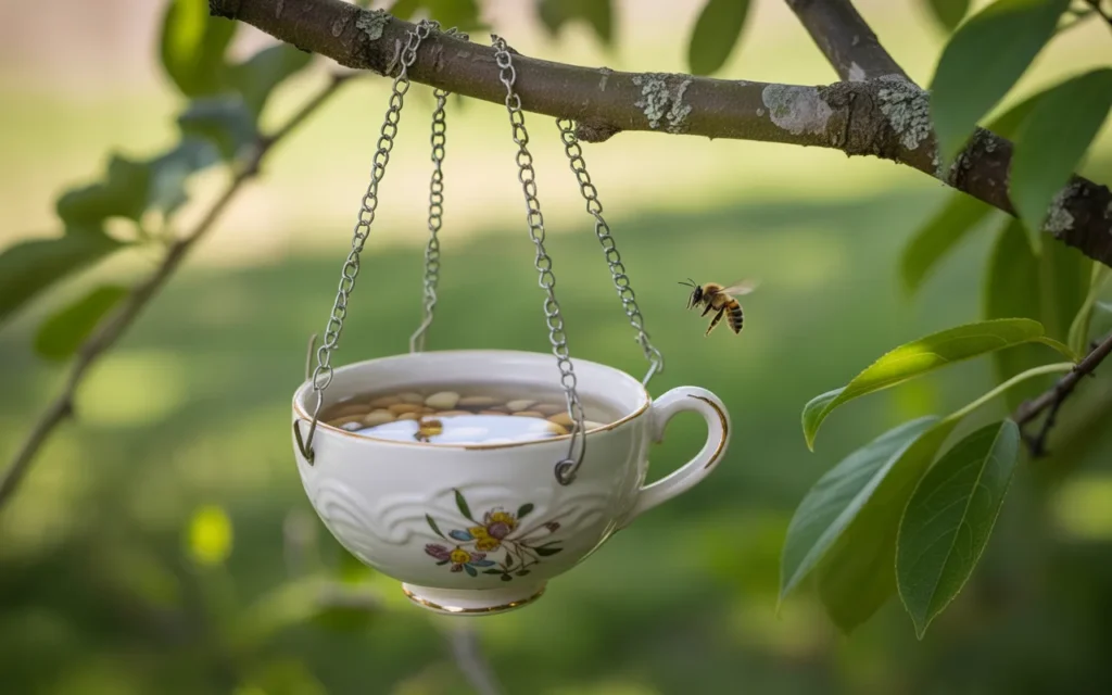 DIY-Bee-Cups-for-Garden