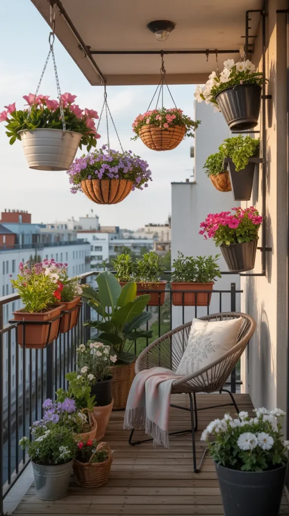 Hanging Flowers-Balcony
