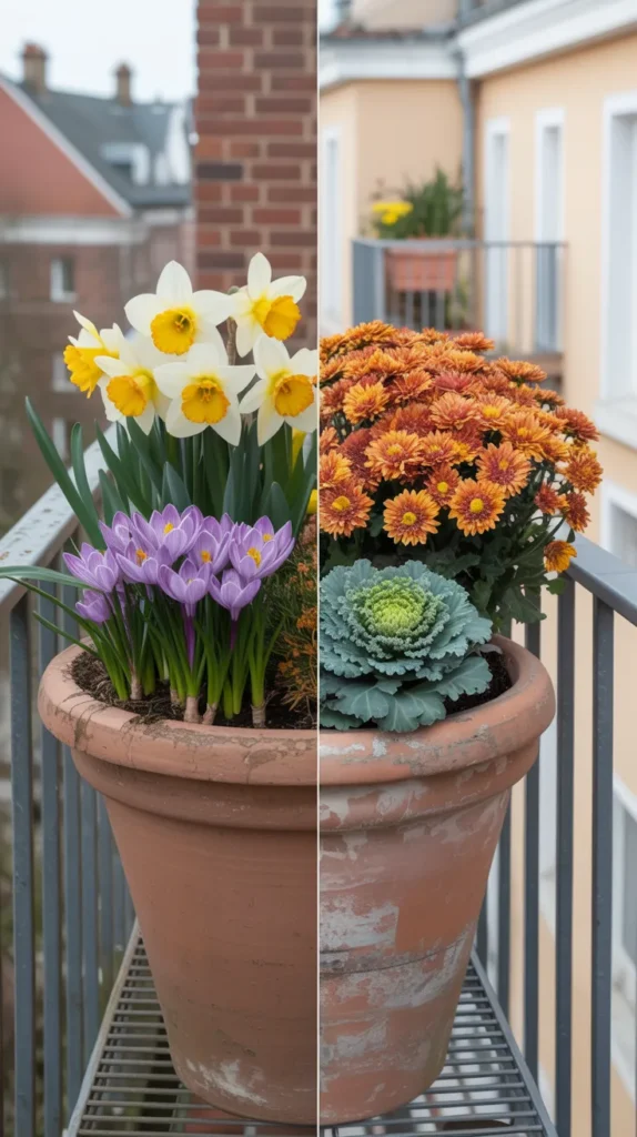 Flowers On Balcony-Apartments