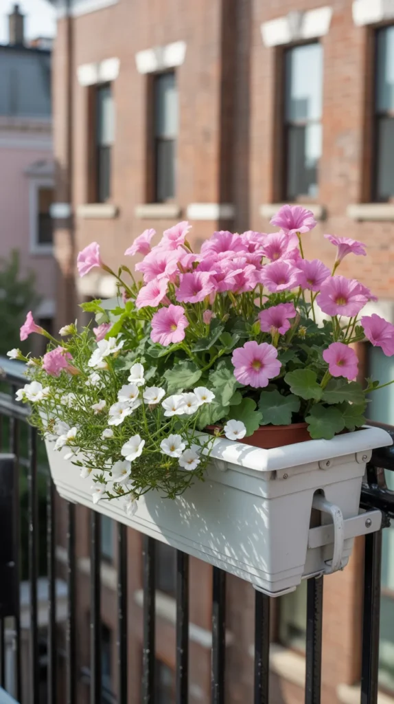 Flowers On Balcony-Apartments
