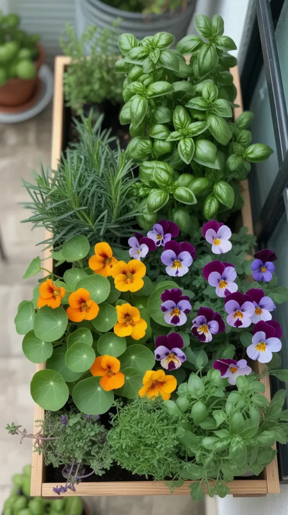 Balcony Flowers Apartment