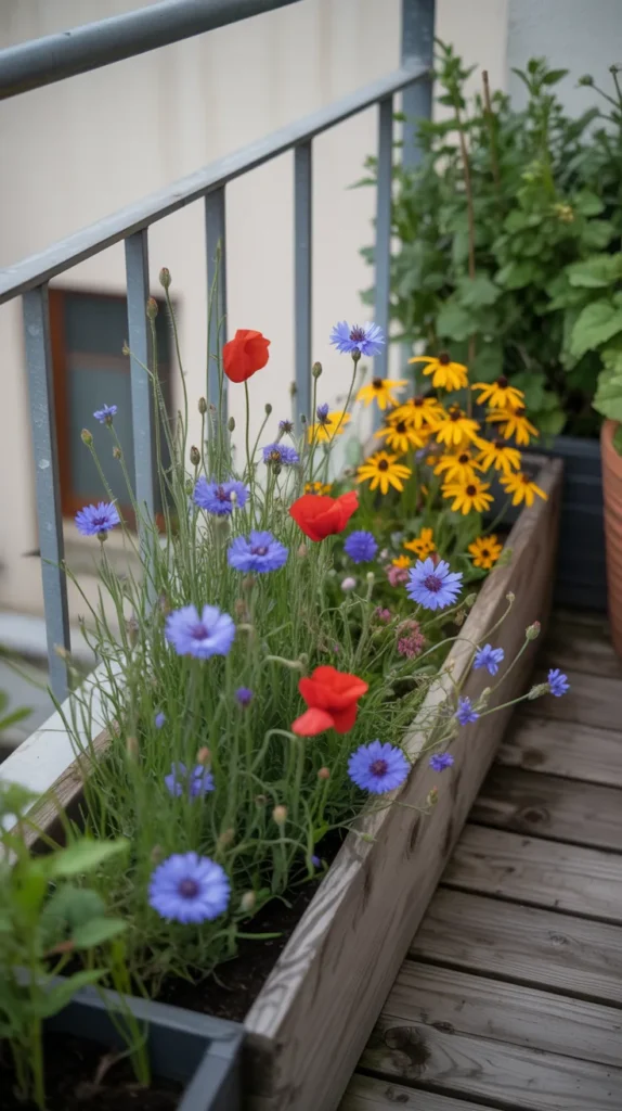 Balcony Flowers Box-Planters