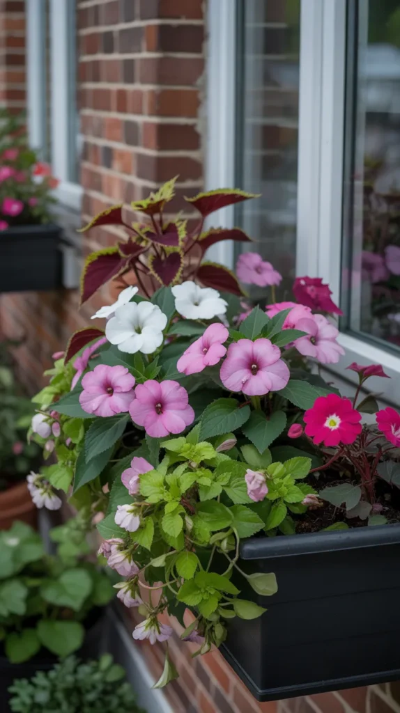 Balcony Flowers Box-Planters