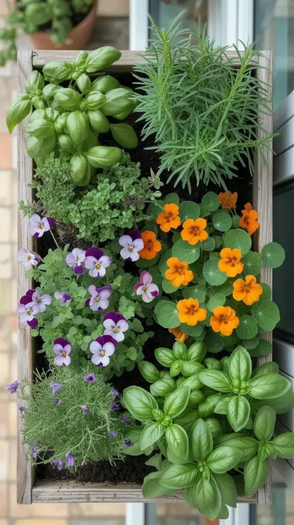 Balcony Flowers Box-Planters