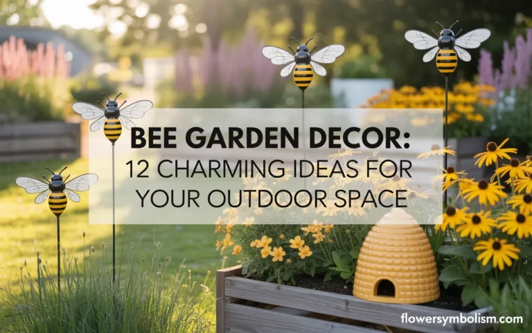bee garden decor
