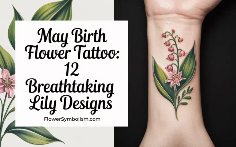 may birth flower tattoo