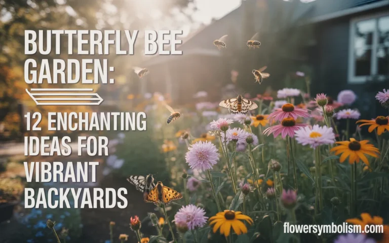 butterfly bee garden